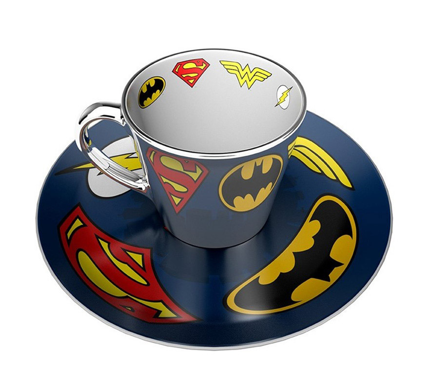 Set de Taza y Plato de Café DC Comics Deluxe