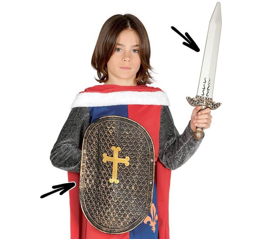 Set Medieval: Escudo y espada para niños