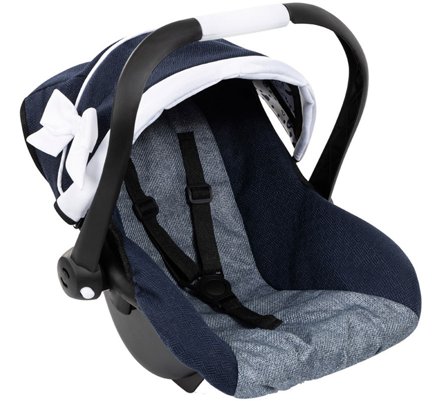 Silla de Coche para Muñecas azul