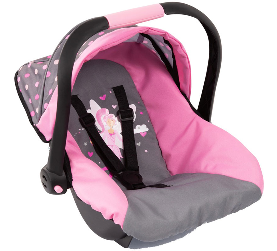 Silla de Coche para Muñecas Hada