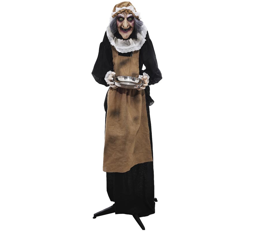 Empregada Esqueleto Animada 158 cm