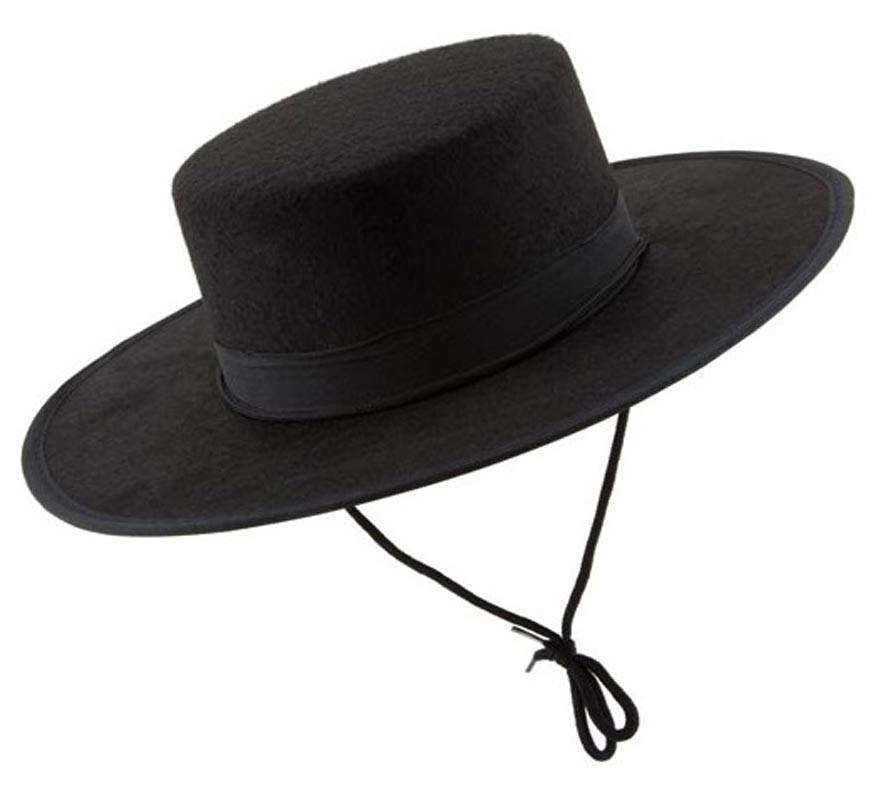 Black Felt Cordoban Hat