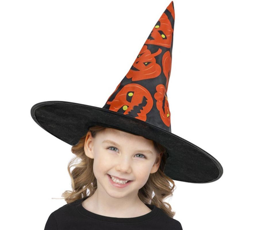 Chapéu Abóbora de Halloween Fofo Vermelho