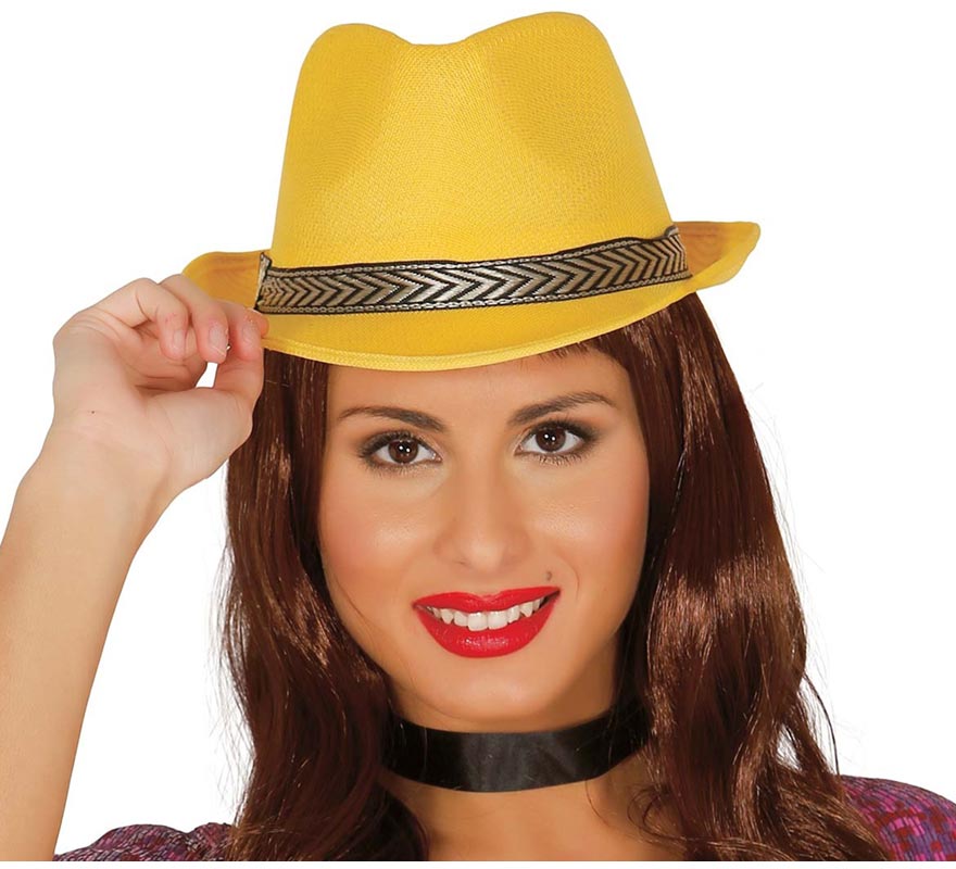 Chapéu gangster em cores variadas