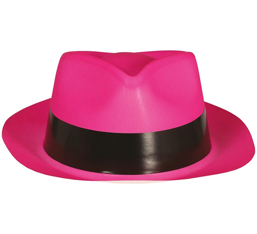 Chapéu de gangster de plástico de cores sortidas