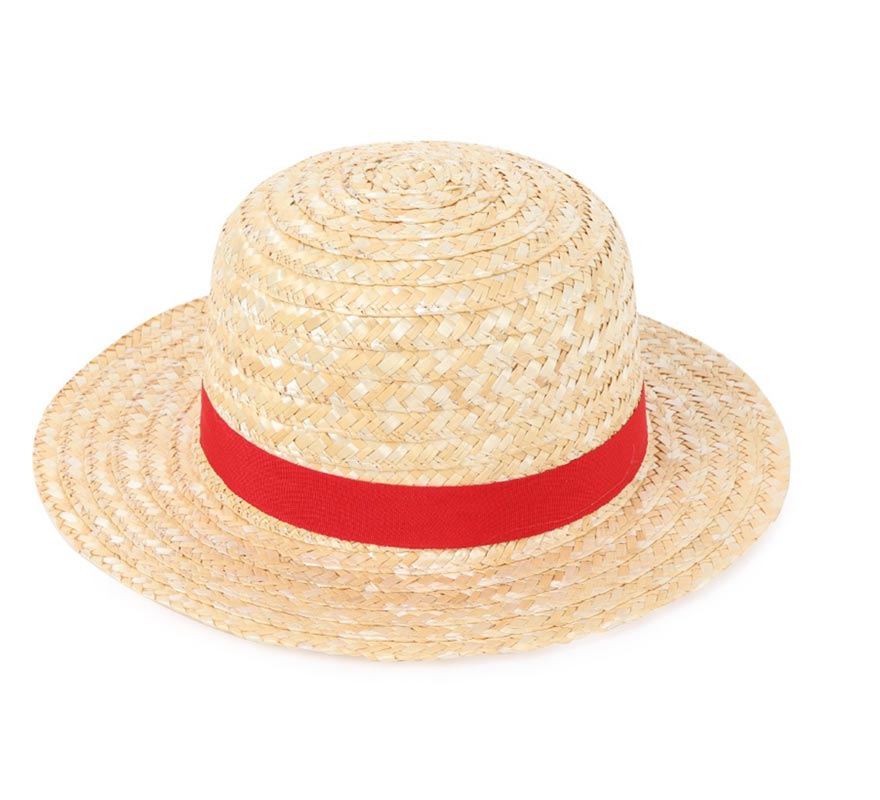 Sombrero de Paja con banda roja