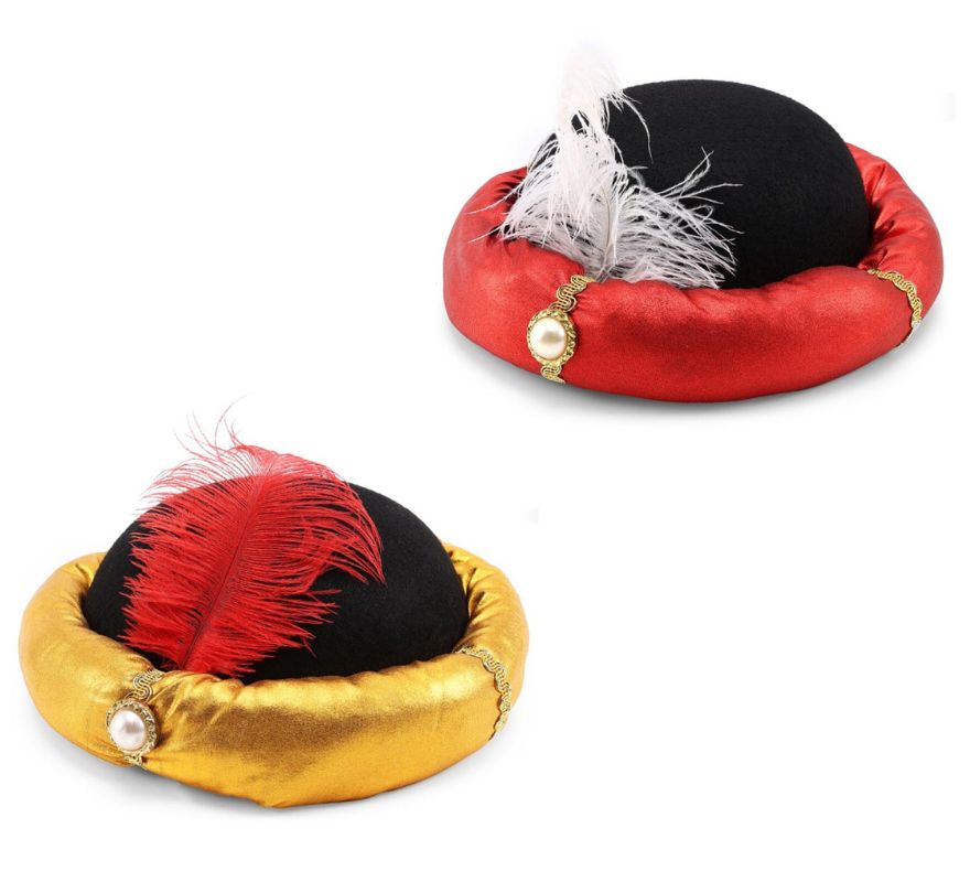 Black Page Hat for Adults in assorted colours