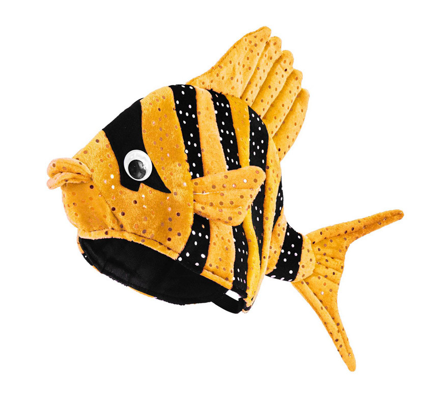 Chapéu de Peixe com Riscas em várias cores