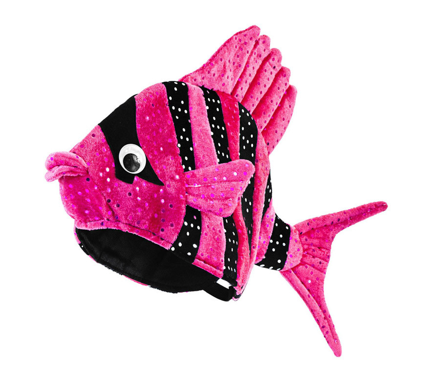 Chapéu de Peixe com Riscas em várias cores