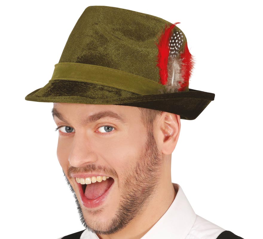 Fun Express Ugly Sweater Fedora Hat - Christmas Reindeer Pattern Party Hat