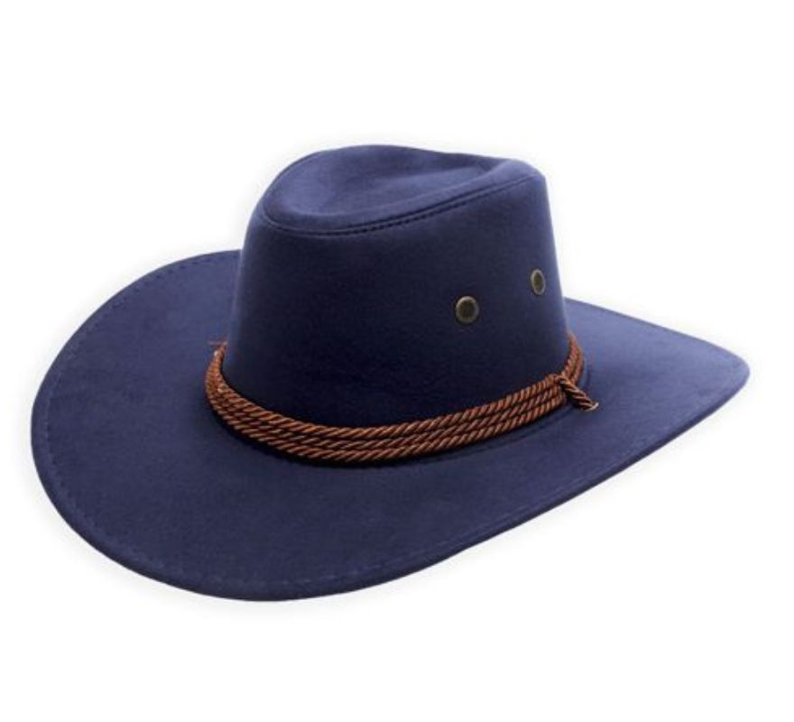 Cowboy hat in various colors with adult cord