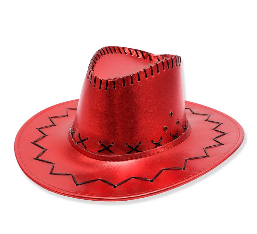 Chapéu de cowboy adulto em várias cores metálicas