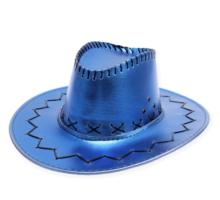 Chapéu de cowboy adulto em várias cores metálicas