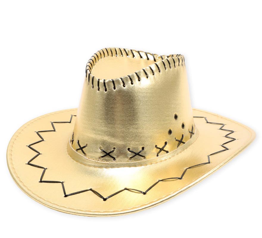 Chapéu de cowboy adulto em várias cores metálicas