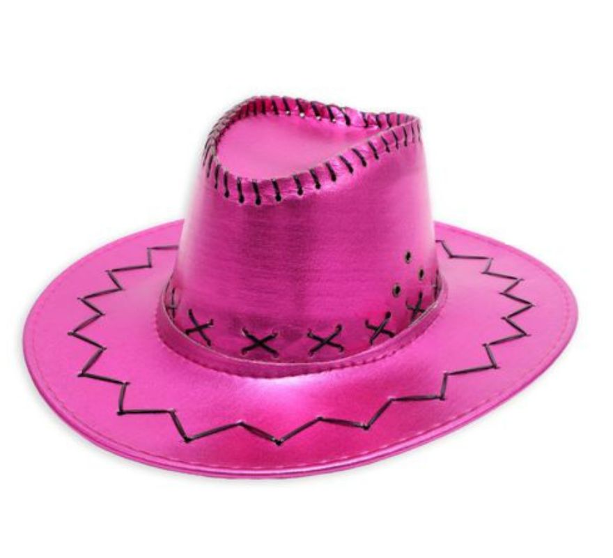 Chapéu de cowboy adulto em várias cores metálicas