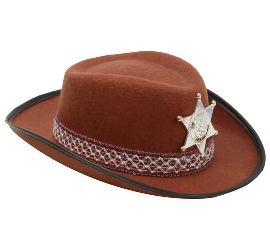 Sombrero de Vaquero para niños marrón
