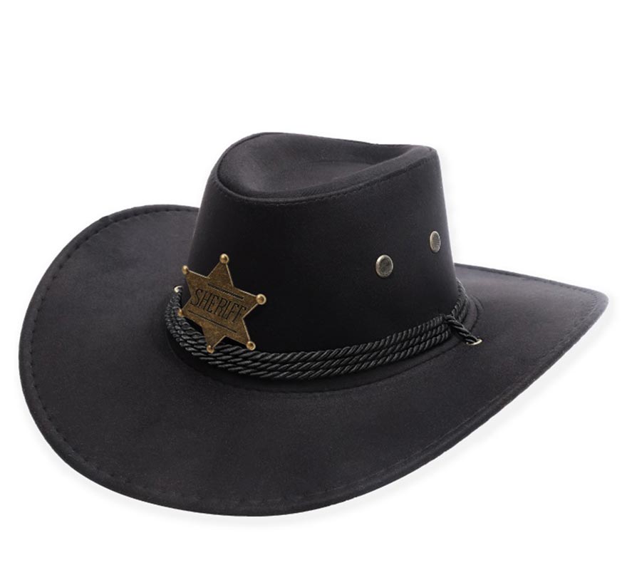 Adult Sheriff Cowboy Hat in Various Colors