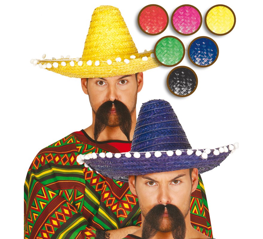Sombrero Mejicano 45 cm en varios colores