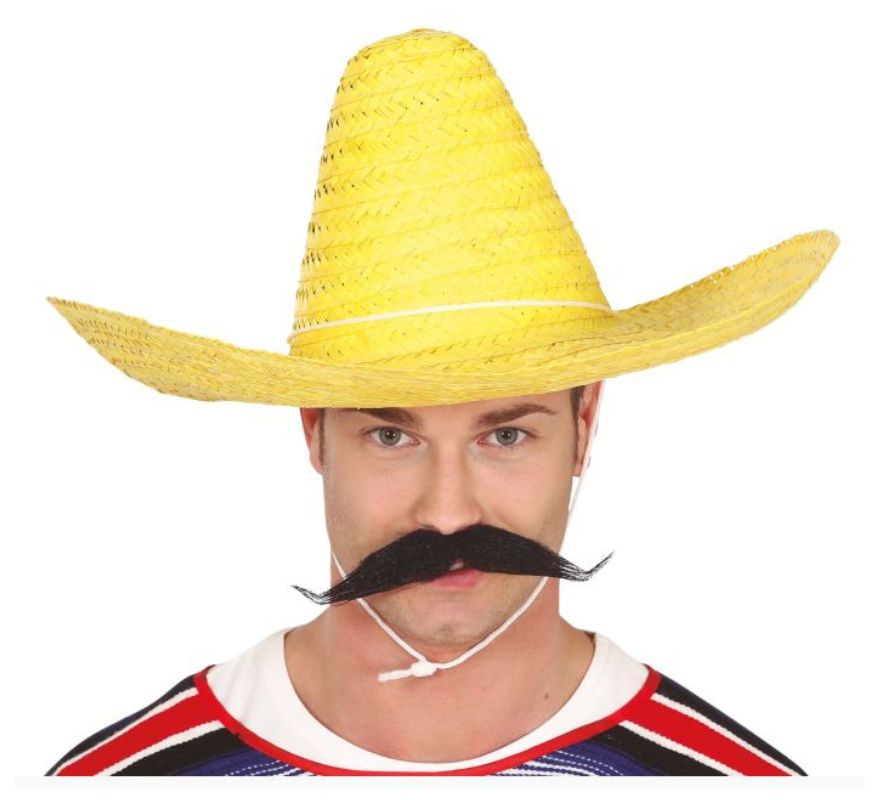 Chapéu mexicano em várias cores 50 cm