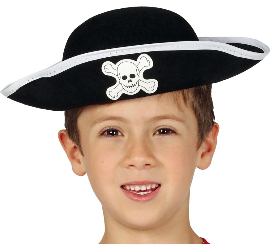 Children's felt pirate hat