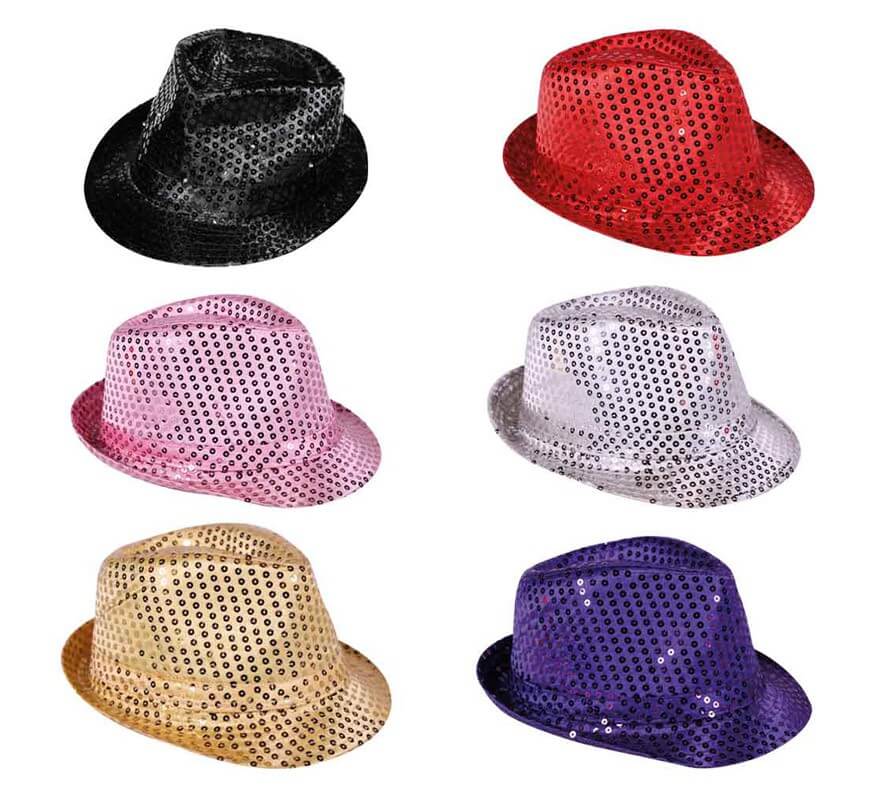 Chapeau Haut De Forme Avec Bandeau - Paillettes Noires Et Arc, Pour Fêtes, Carnavals, Déguisements