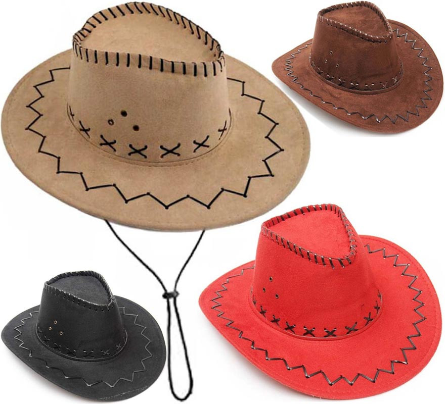 Sombrero Vaquero o Cowboy infantil en varios colores