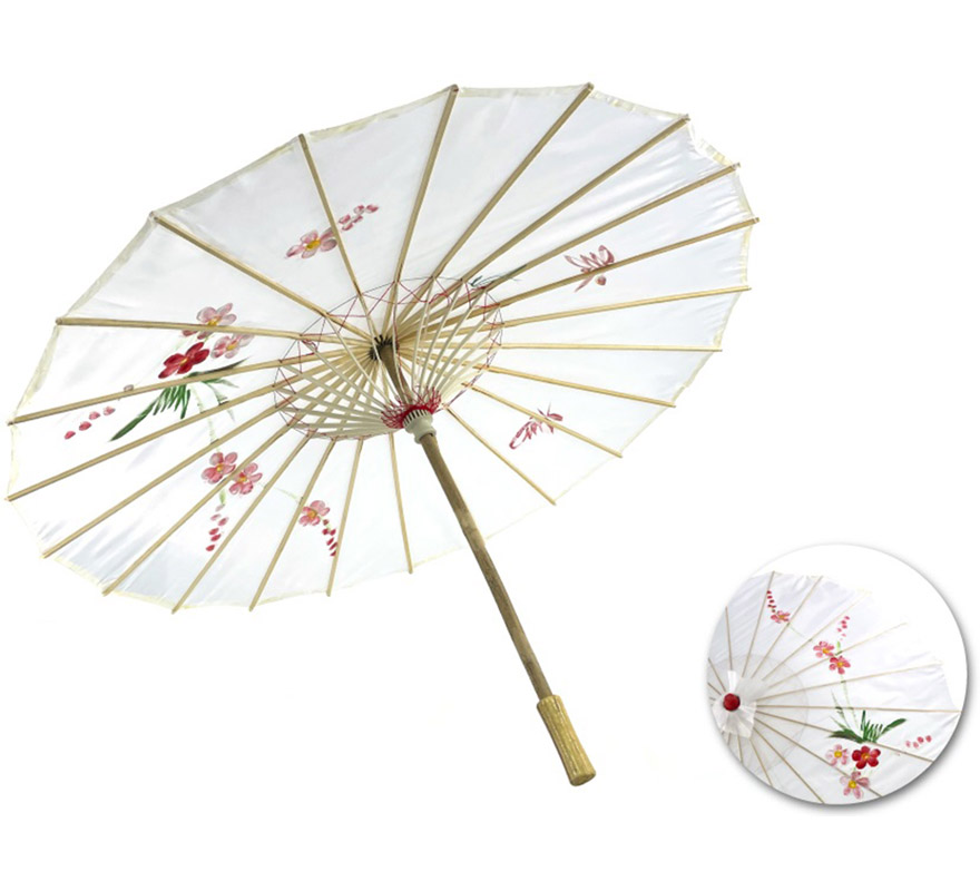 Guarda-chuva Flor Chinesa 85x52 cm em várias cores