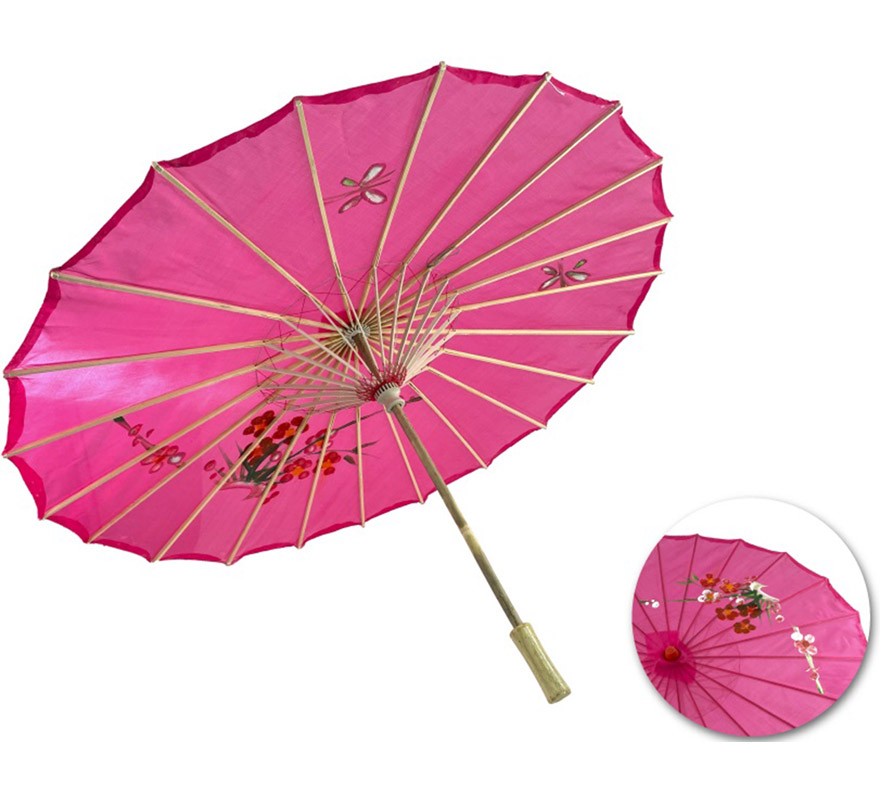 Guarda-chuva Flor Chinesa 85x52 cm em várias cores