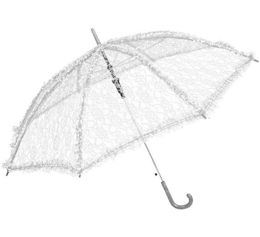 Guarda-chuva de renda em várias cores