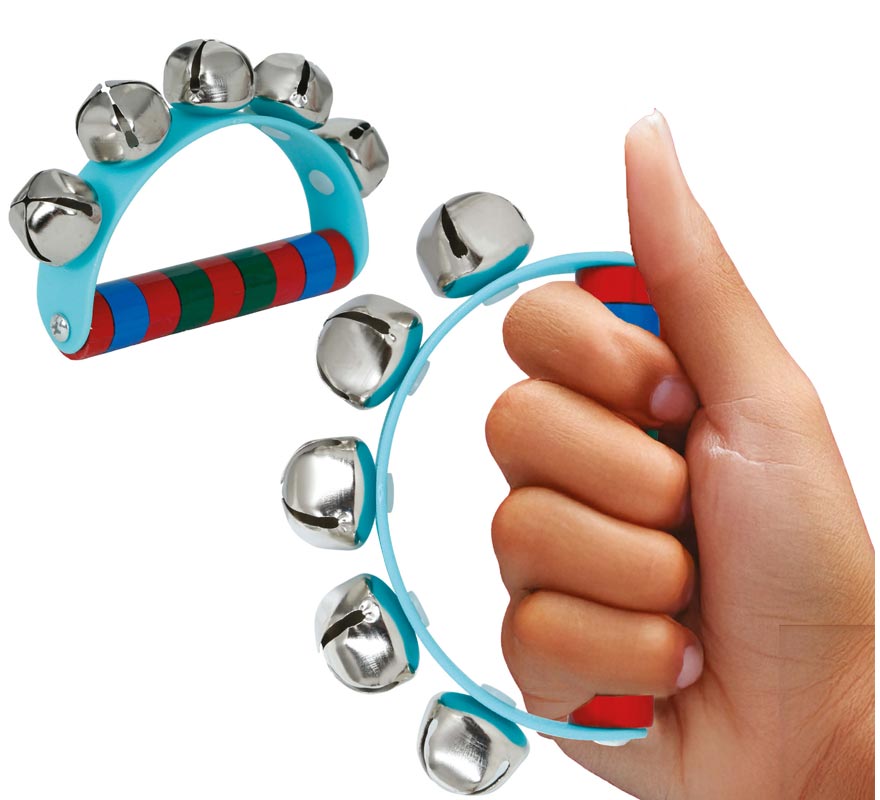 Sonajero Cascabeles de Madera de 9x11 cm Sonajero Cascabeles de Madera de 9x11 cm