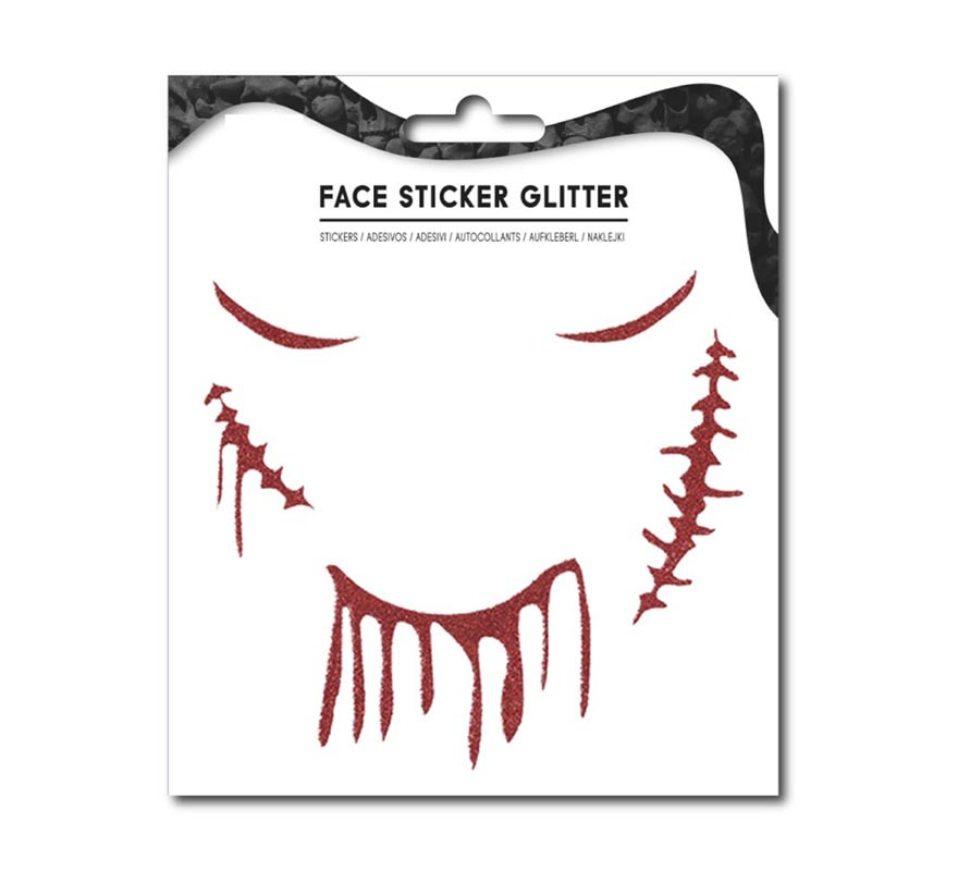 Halloween Bright Wound Facial Sticker