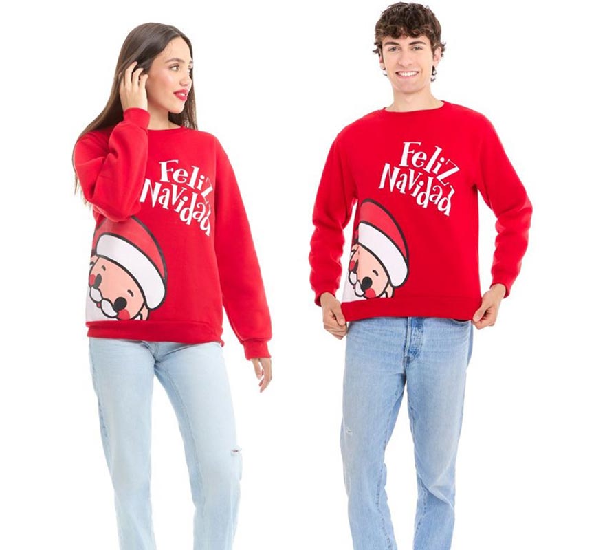 Sudadera Feliz Navidad para adulto