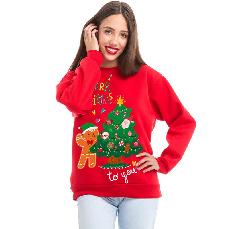 Sudadera Merry Christmas para adulto