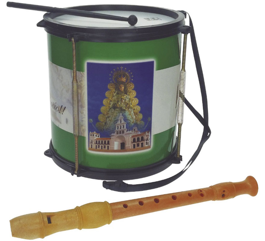 Tambor Rociero con Flauta