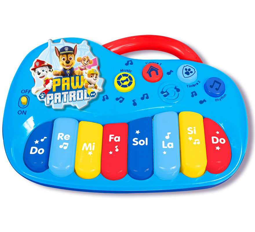 Teclado Musical azul Paw Patrol