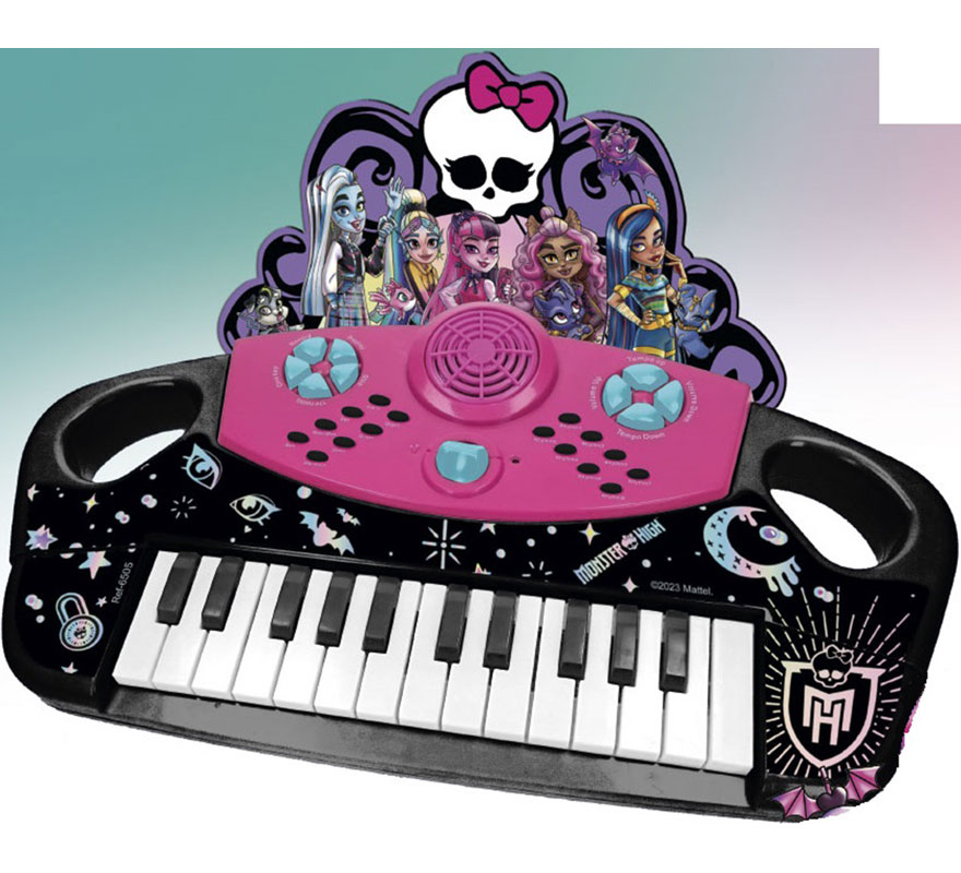 Teclado Musical Electrónico Monster High de 25 Teclas