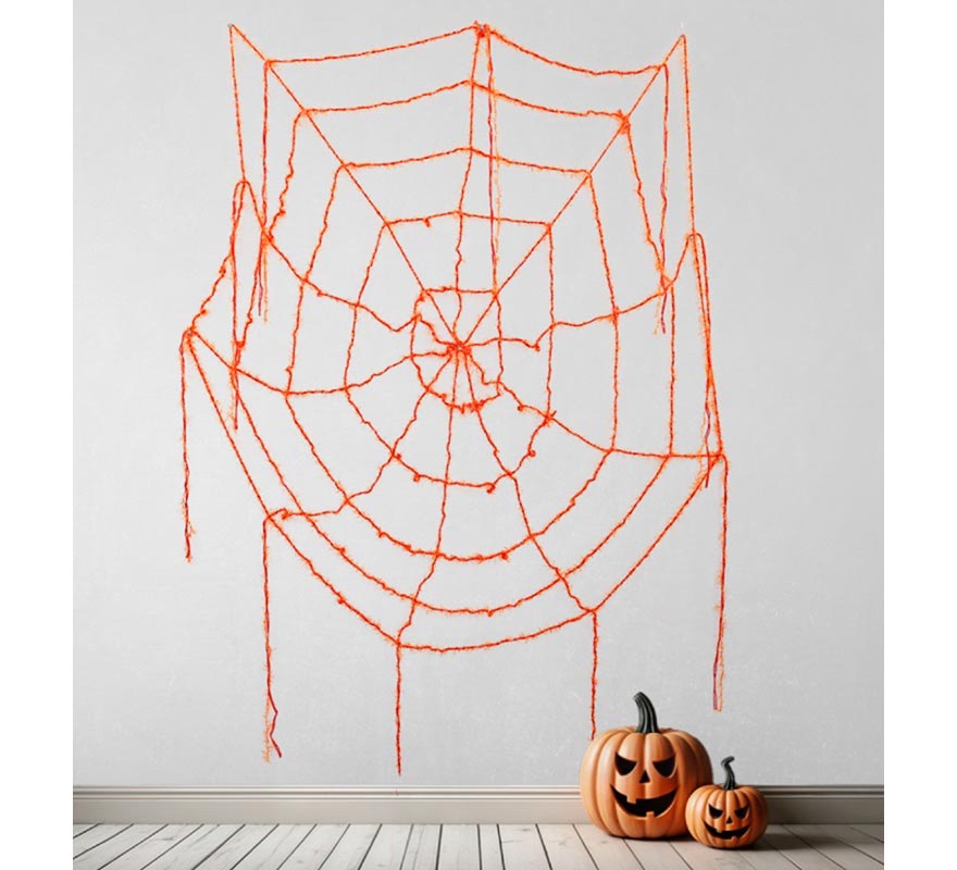 Orange spider web 1.8 m