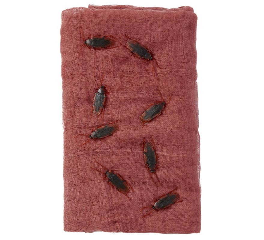 Tissu Mousseline Effrayant Pour Halloween - Décoration Maison, Rideaux, Toiles D'Araignée | Plusieurs Tailles (76 Cm De Large)