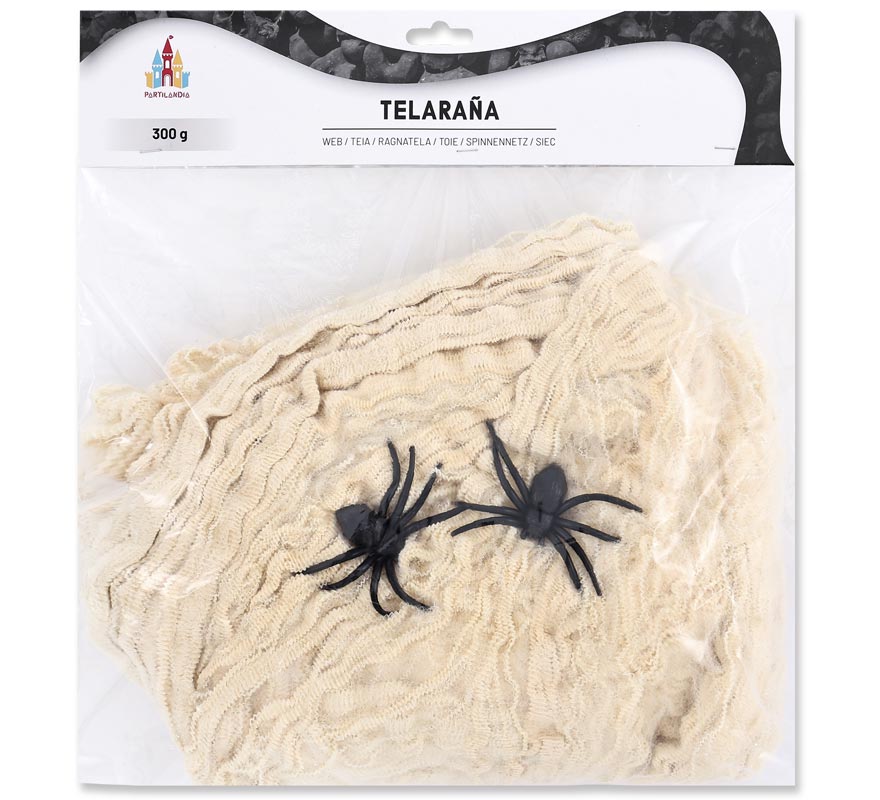 300g Aged White Spider Web
