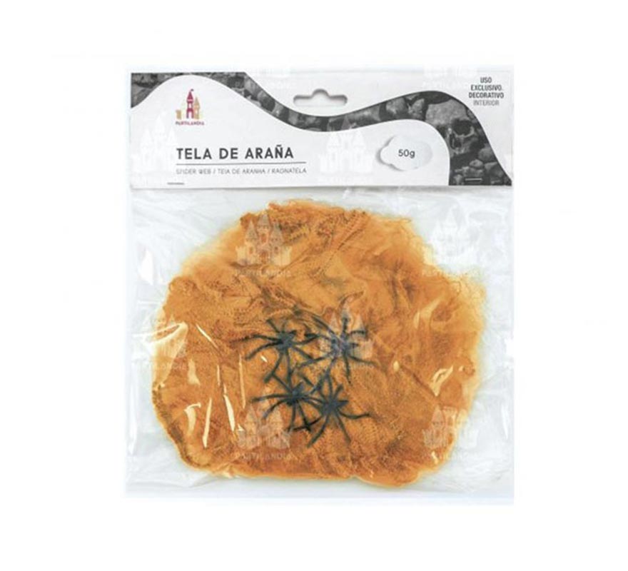 Cobweb with 50 g spiders in various colors