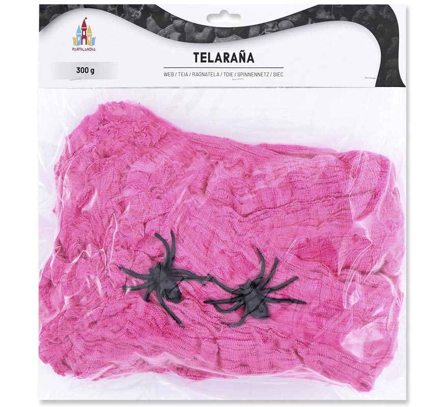 300g fuchsia spider web.