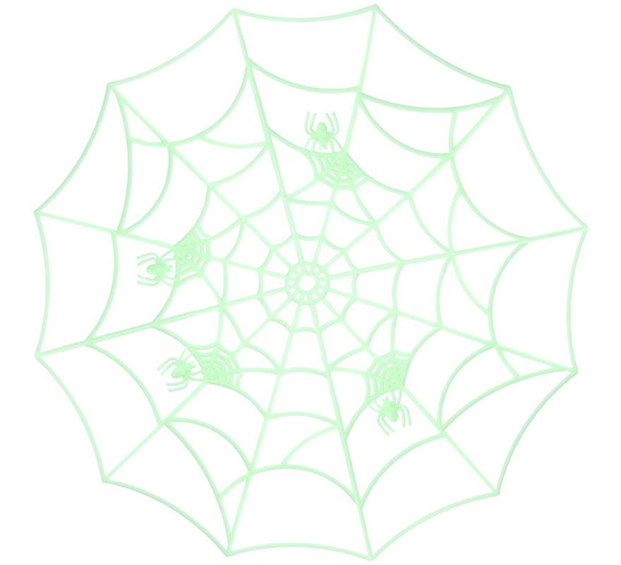 Green Rigid Spider Web