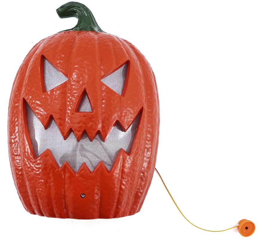 Pumpkin Doorbell with Light and Music
