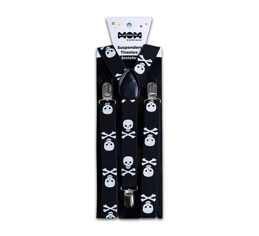 Small Skull Suspenders