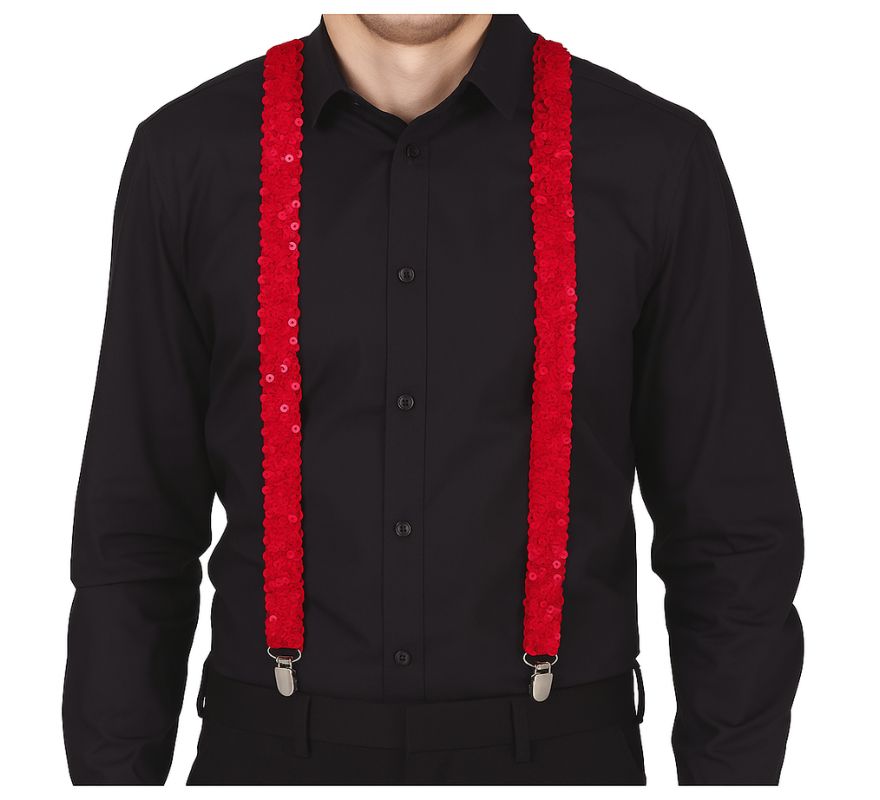 Suspenders with Sequins in various colors for adults