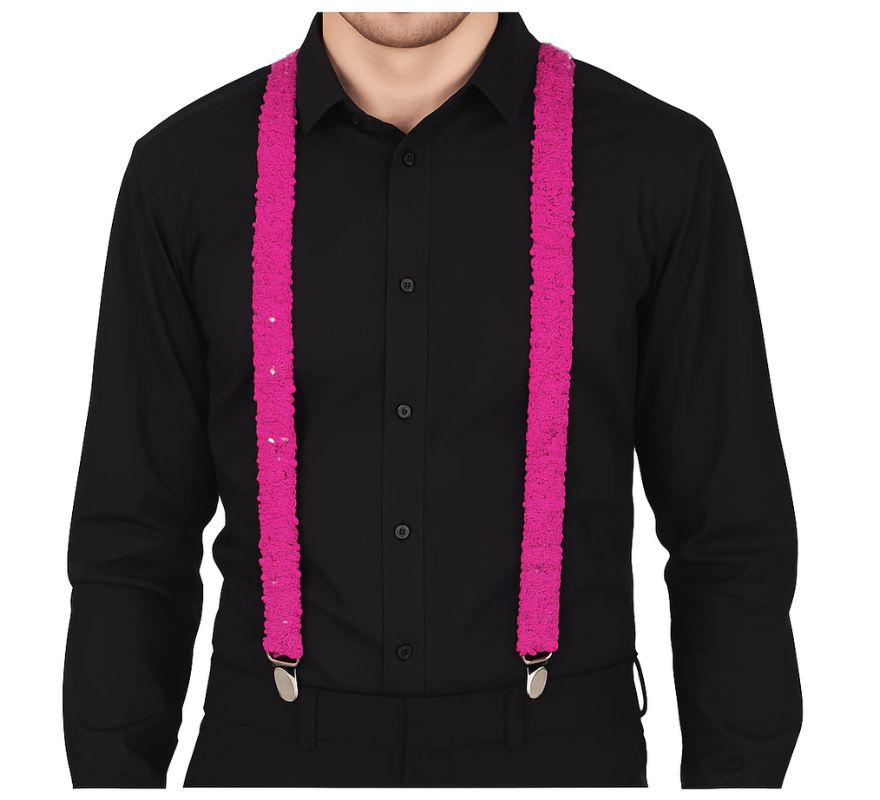 Suspenders with Sequins in various colors for adults