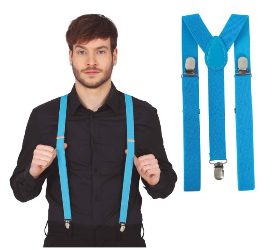 Suspenders in various colors for adults