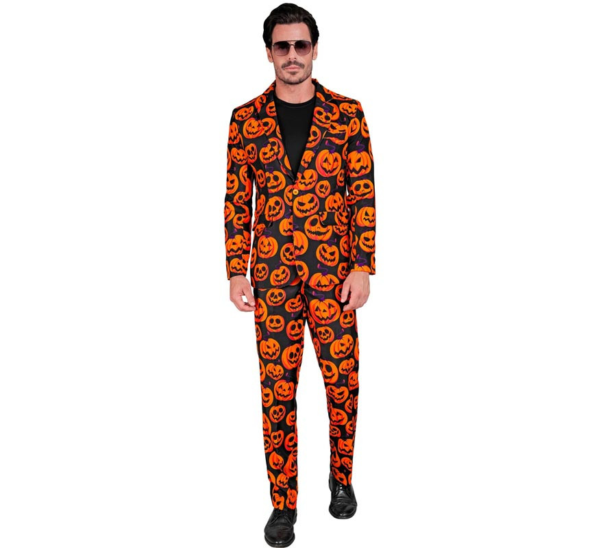 Funny Orange Pumpkin Costume for Men