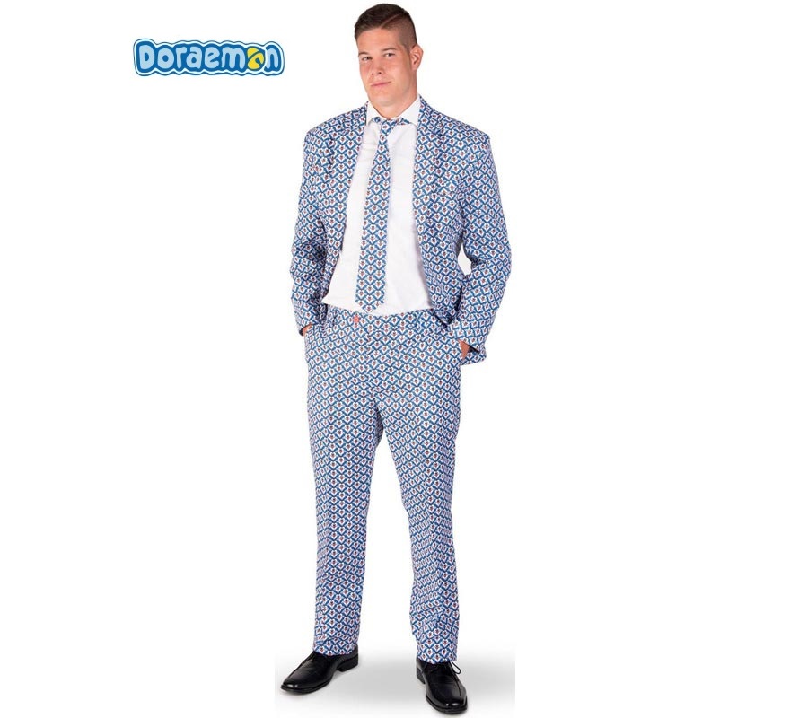 Men's Blue Doraemon Funny Costume