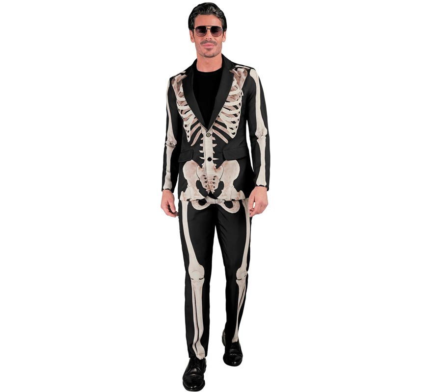 Men's Full Skeleton Funny Costume